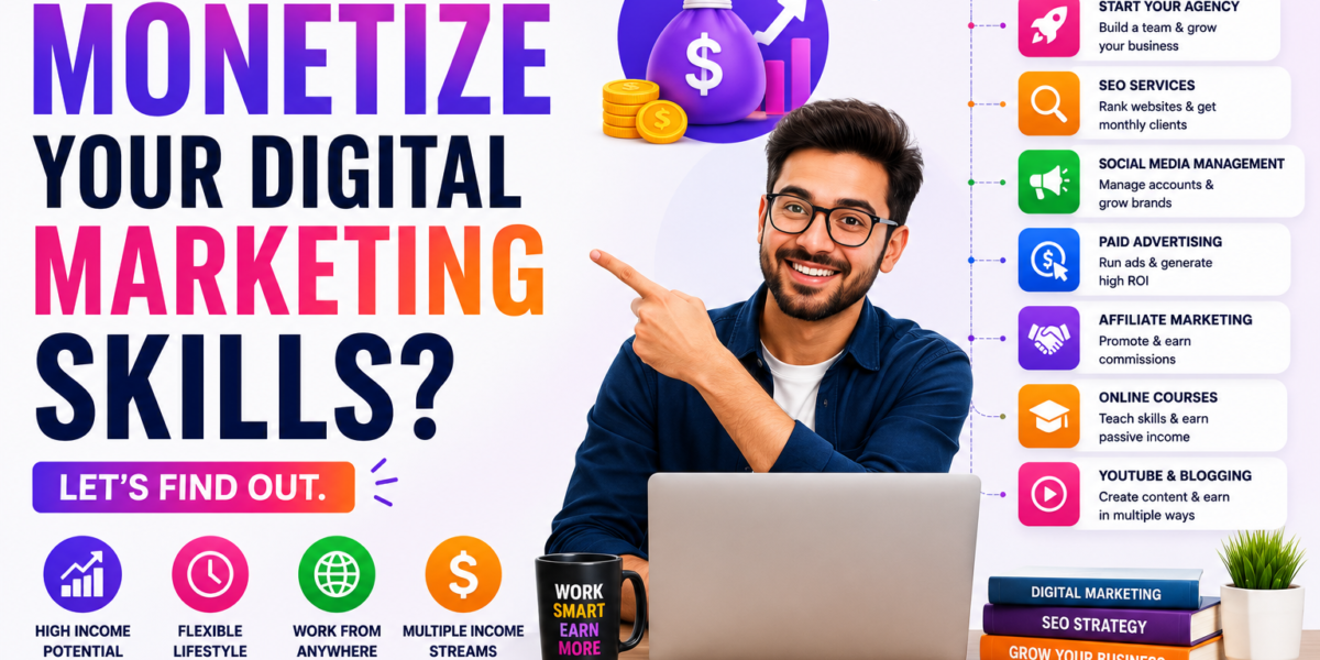 How to monetize your Digital Marketing skills? – Let’s find out.