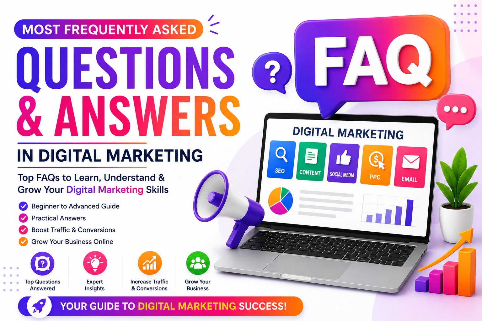 Most frequently asked questions & answers in Digital Marketing