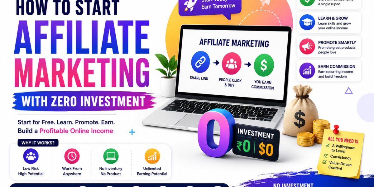How to Start Affiliate Marketing with Zero Investment